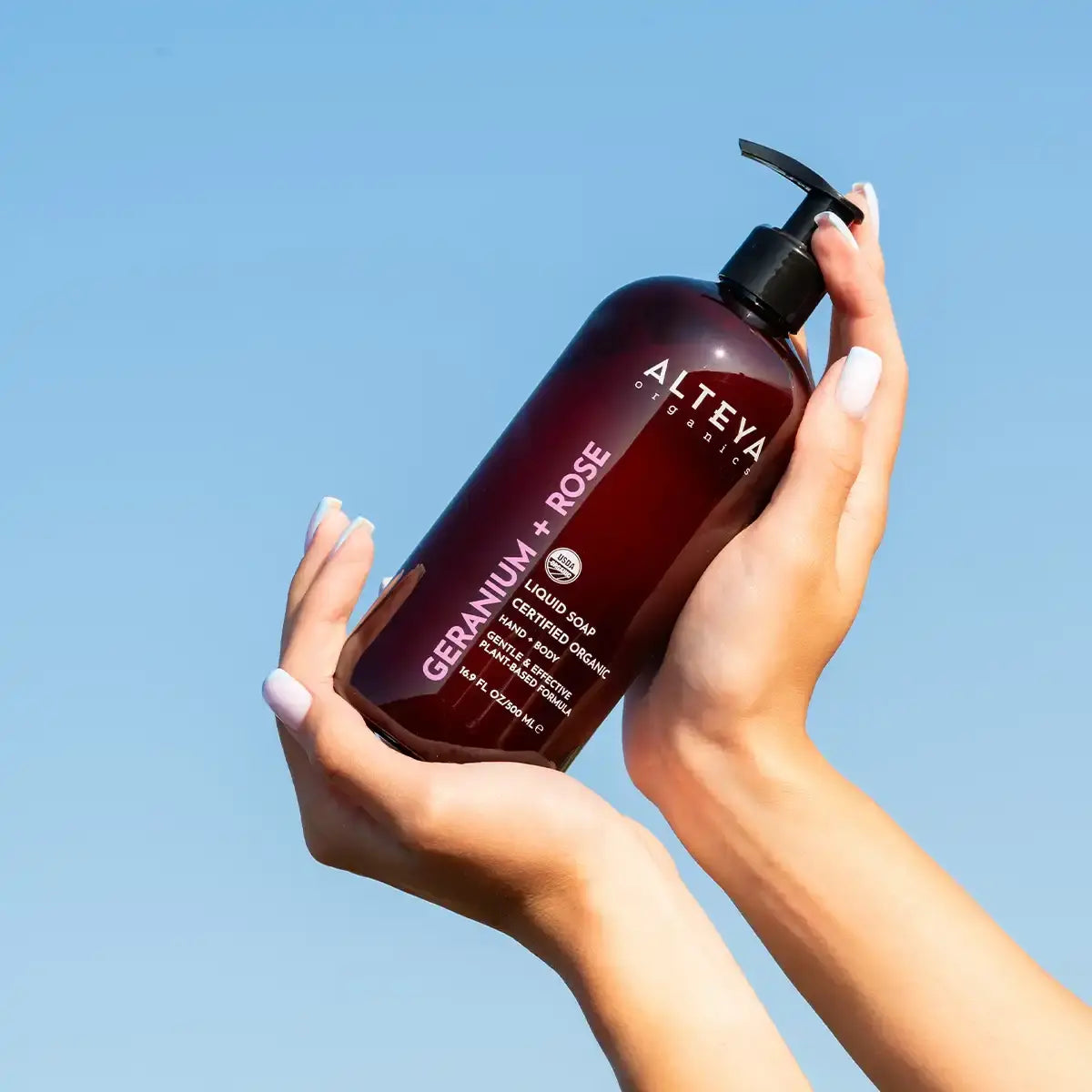 Нежен измивен сапун Гераниум и Роза