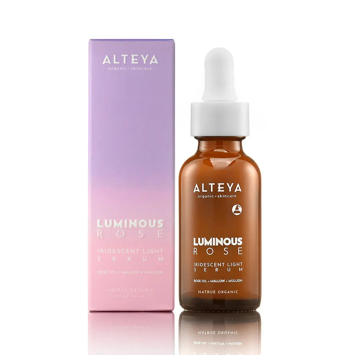 Био Озаряващ серум Luminous Rose хидратира и редуцира загубата на вода от кожата