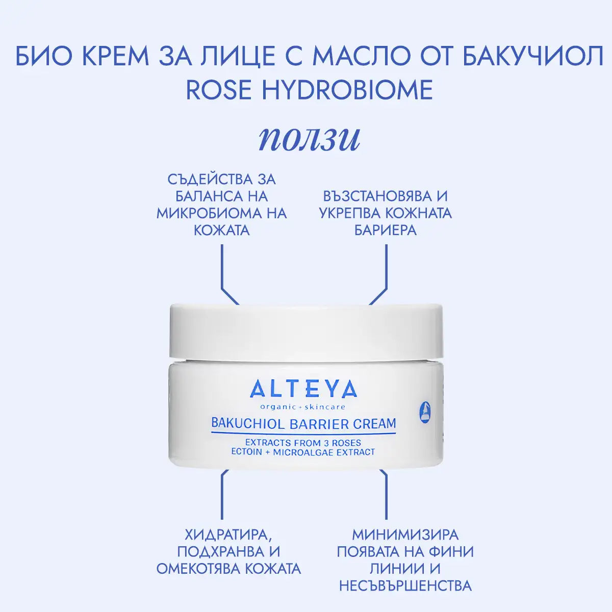 ползи от rose hydrobiome-крем с масло от бакучиол
