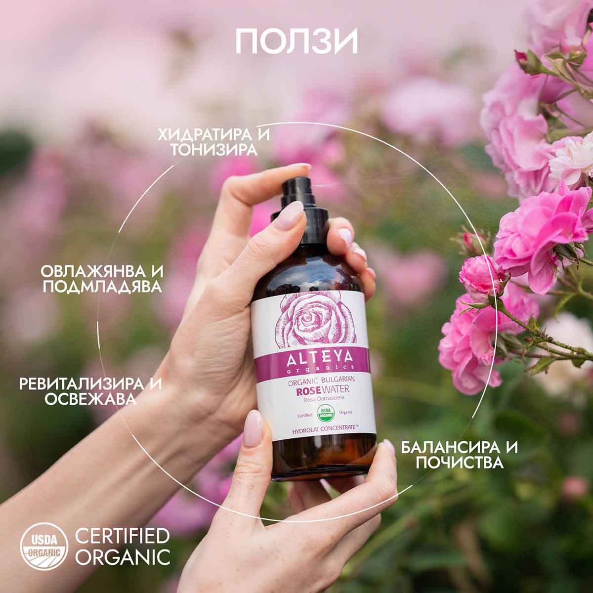розова вода дамасцена