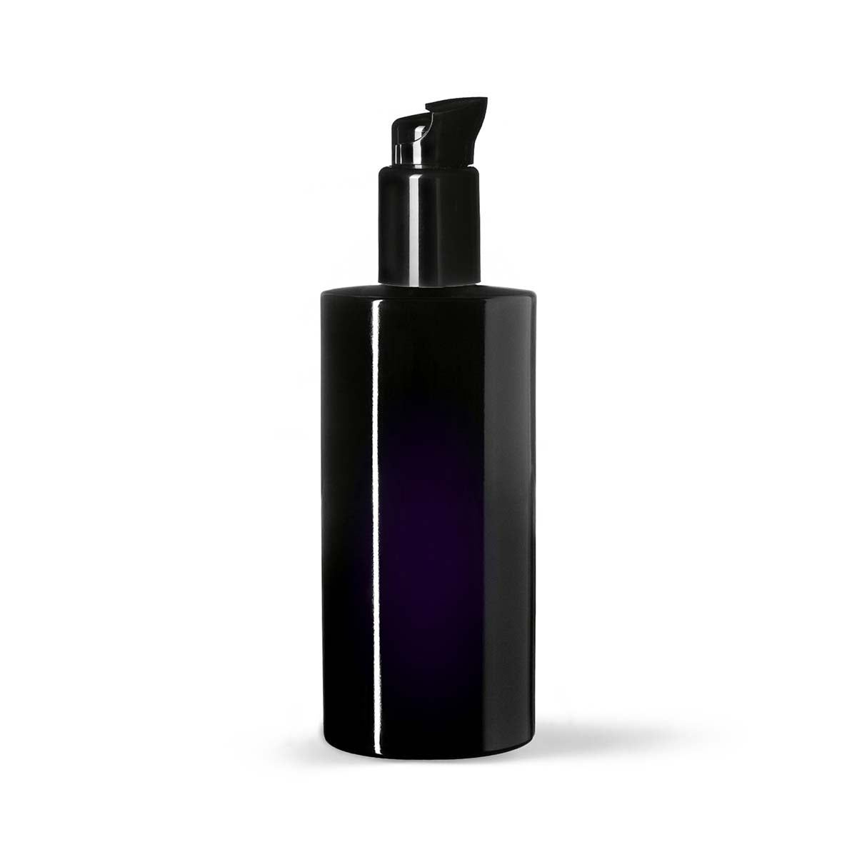 бутилка, виолетово стъкло 100мл с помпа