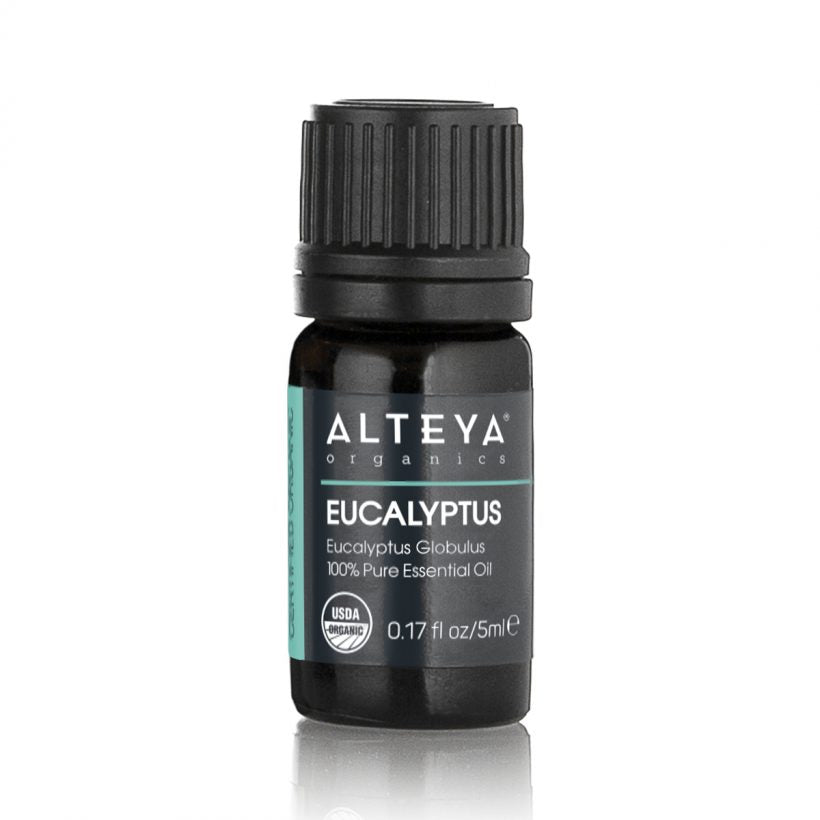 Eтерично масло евкалипт се извлича от клоните и листата на дървото Eucalyptus Globulus посредством парна дестилация. Представлява безцветна, лесно подвижна течност с хладен, приятен, освежаващ аромат, с ясно изразен евкалиптов мирис. То е едно от най-популярните компоненти на отхрачващите, антисептичните и средствата за освежаване на дъха (бонбони, пасти за зъби, сиропи и т.н).
