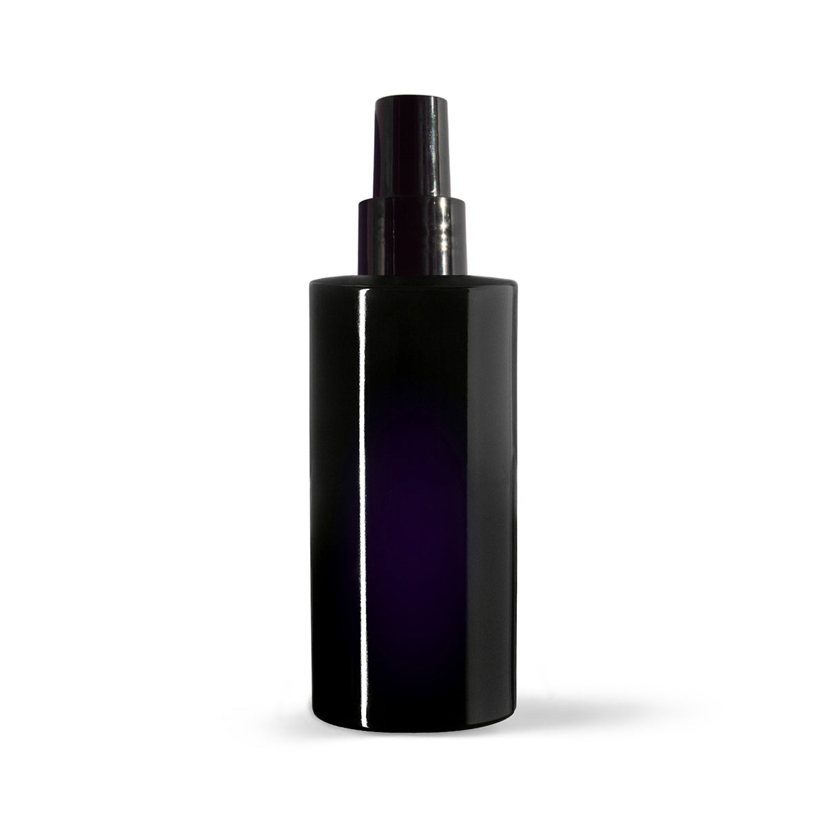BOTTLE, VIOLET GLASS 100ML WITH SPRAY